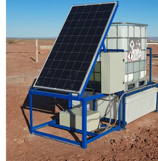 Neuquén reemplazo del 100% de las bombas neumáticas operadas con aire de instrumento por skids energizados por paneles solares, en 220 pozos ubicados en locaciones remotas