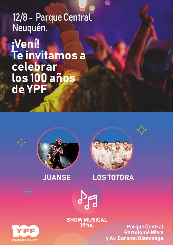 YPF FLYER  1OO AÑOS NEUQUÉN 1