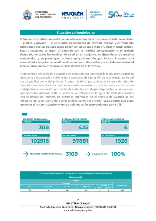 Coronavirus, nuevo comunicado del Comité de Emergencia Provincial 24062021 – 20,00_00002