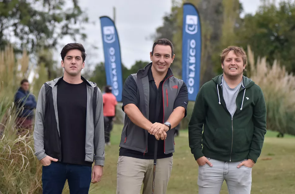 Los empresarios Garay, Vercesi y Carey, titulares de Cofyrco.