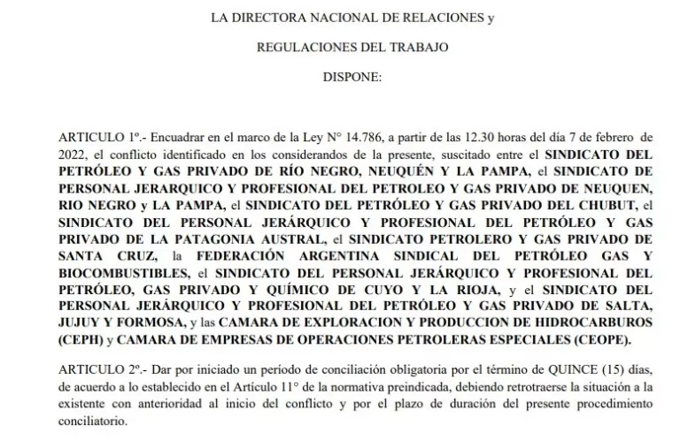 recorte disposición Trabajo