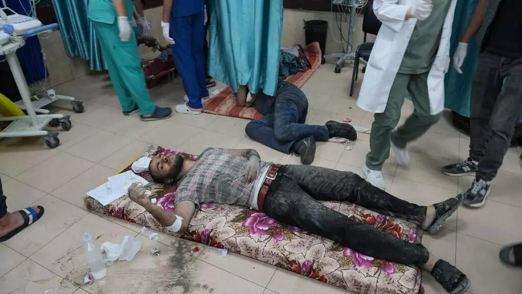 AP GAZA HERIDOS HOSPITALES CONDICIONES CATASTROFE