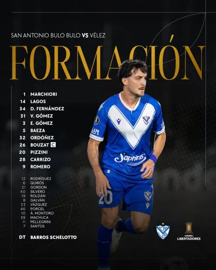 velez formación