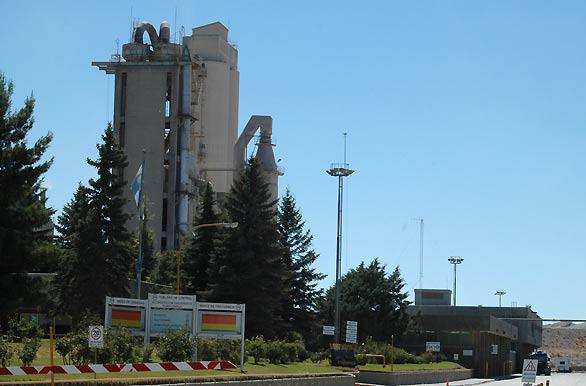 Fábrica Loma Negra en Zapala