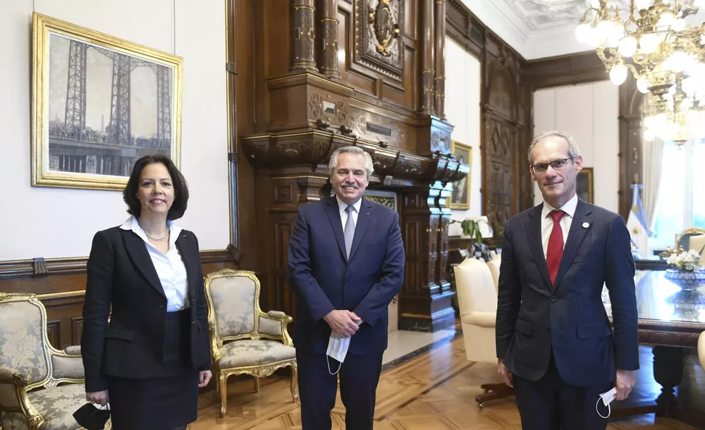 El Presidente recibió a autoridades de TotalEnergies
