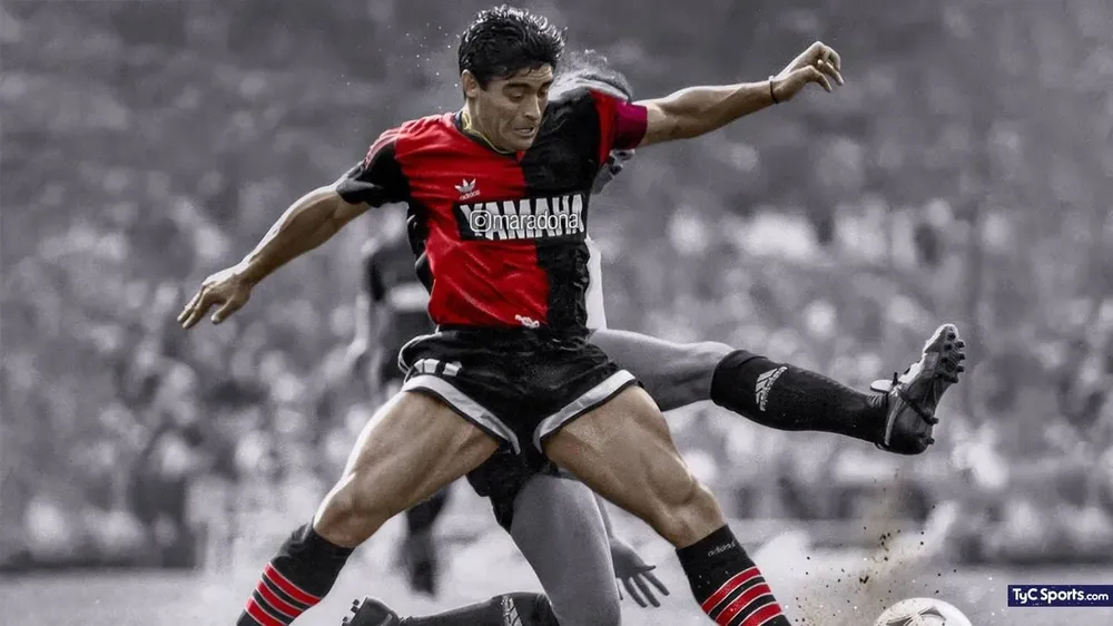 Maradona jugó su primer partido con Newell’s