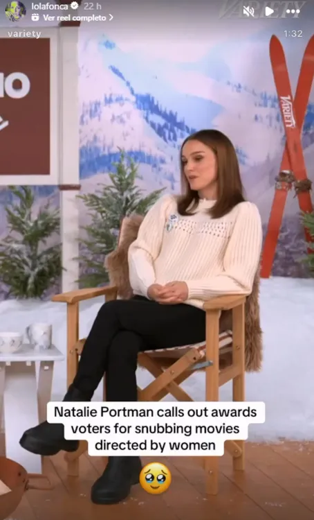 natalie-portman-defendio-a-belen-de-dolores-fonzi-tras-quedar-fuera-de-las-nominaciones-al-oscar-foto-instagram-lolafonca-E6KK7ZWLMRASZCZHISJLRH2JF4