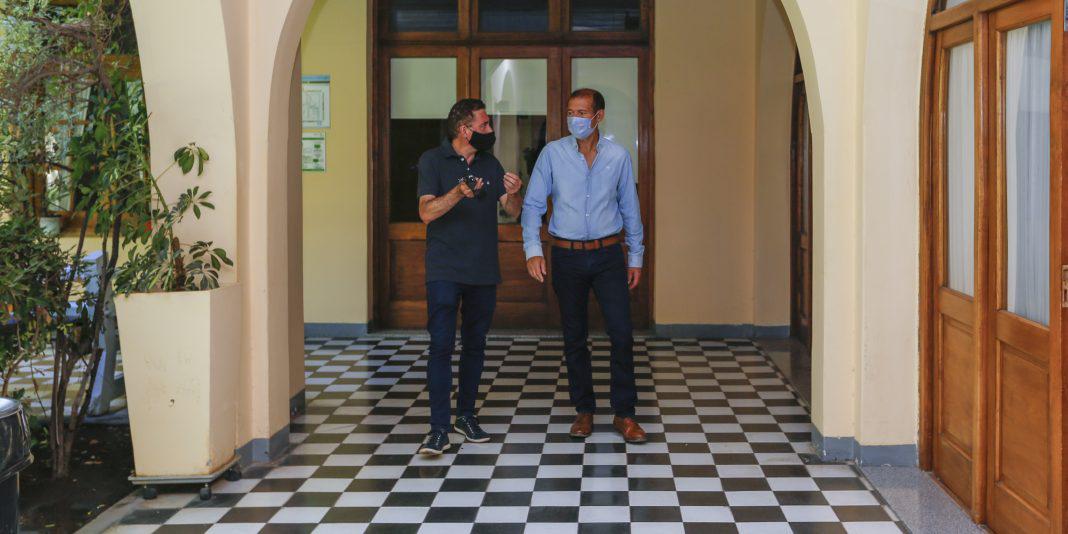 Omar Gutiérrez con Marcelo Colonna