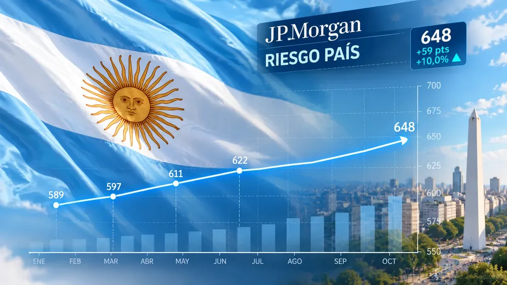 Riesgo País en Ascenso sobre Argentina