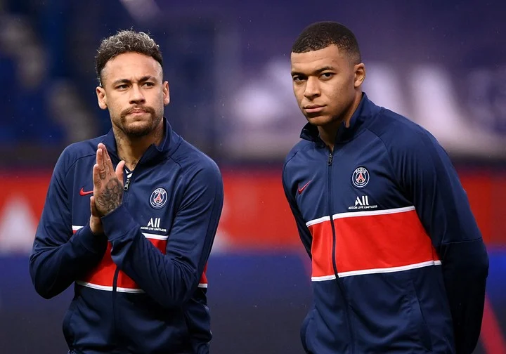 Neymar y Mbappe