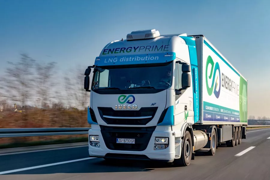 Camion gas