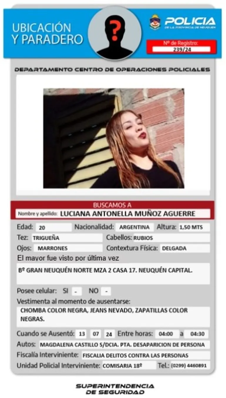 joven-20-anos-desaparecida-neuquen