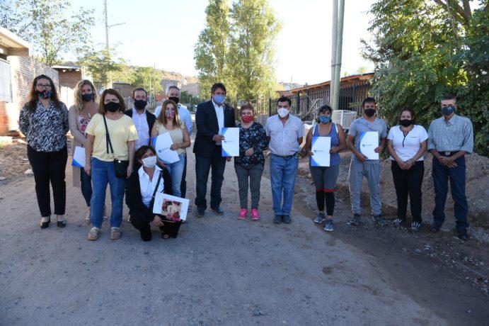 Entrega de lotes Toma Norte