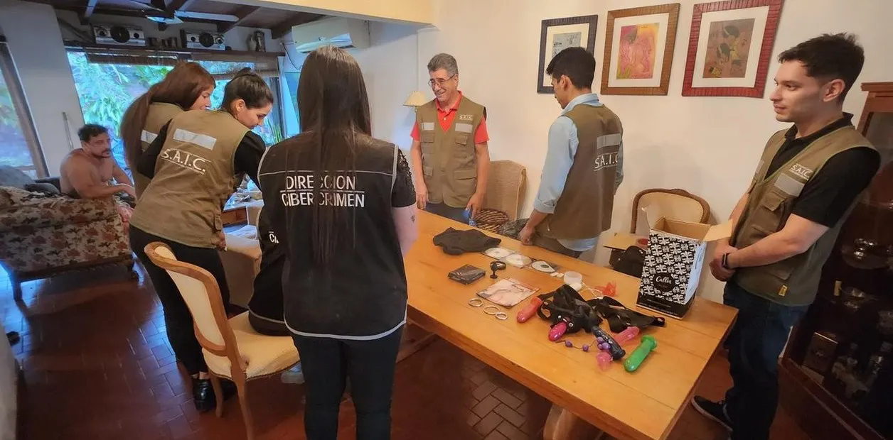 Germán Kiczka, allanamiento pedofilia, incesto y zoofilia.