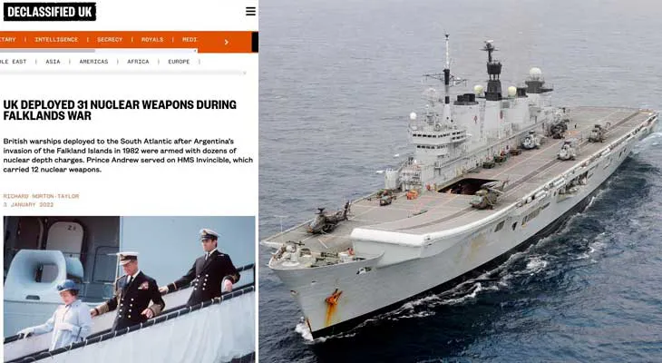 Barcos británicos con armas nucleares