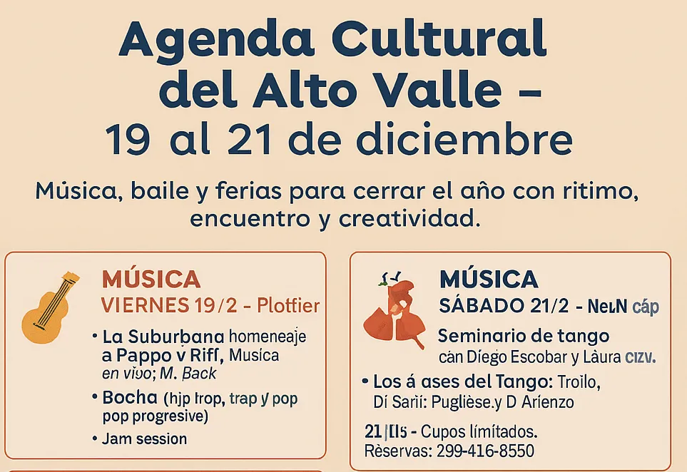 Flyer cultural agend