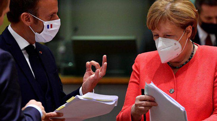 Macron, Merkel