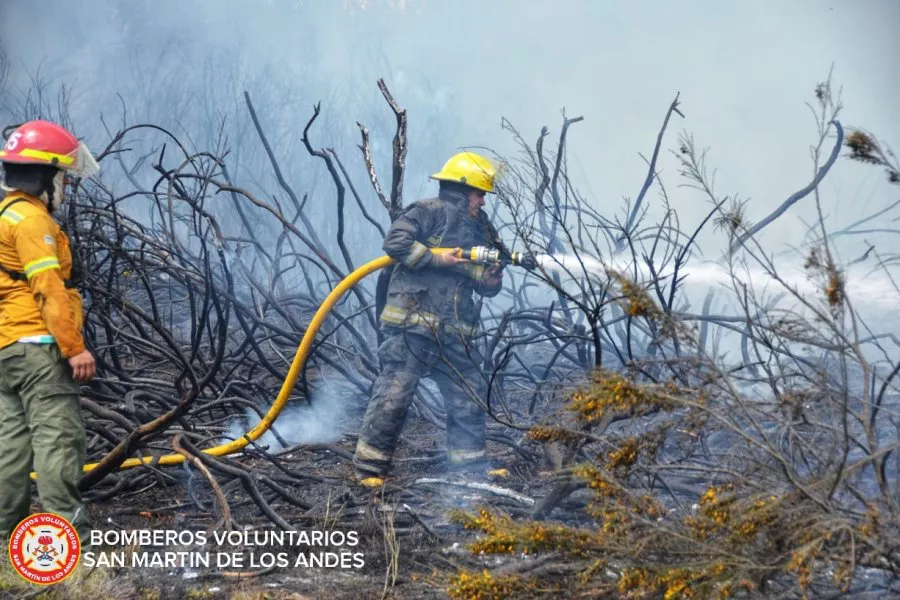 insendio en San Martin