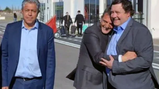 Alberto Beretilnek y Sergio Massa