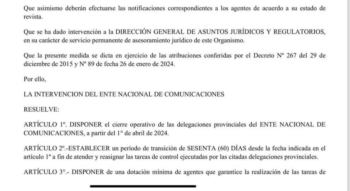comunicado