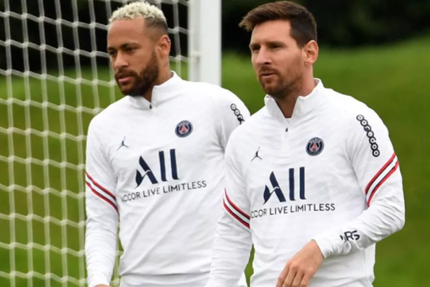 Neymar y Messi