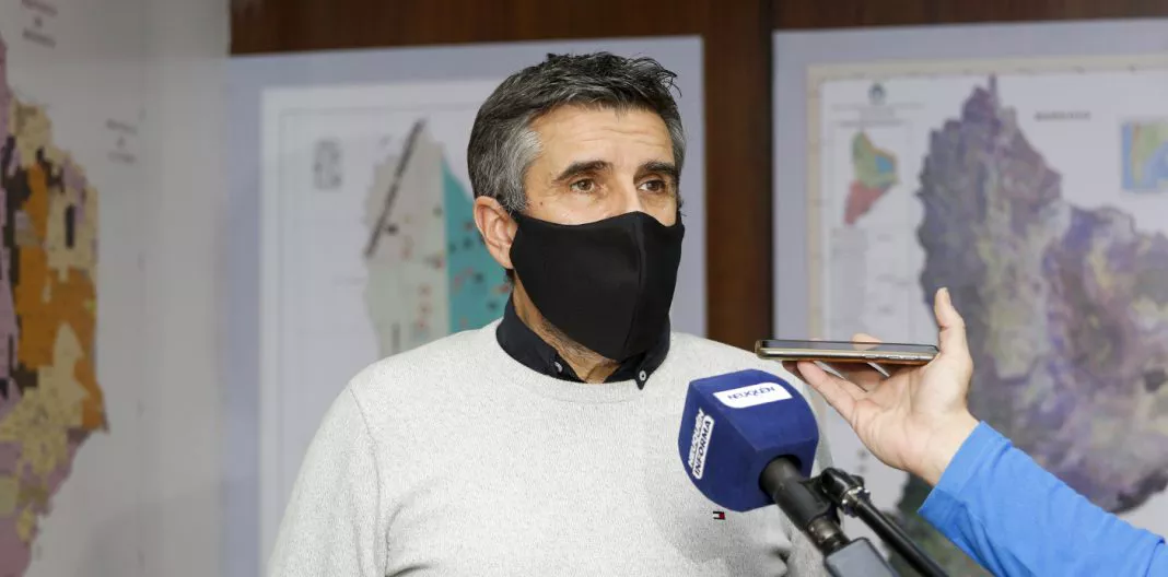 subsecretario de Recursos Hídricos de la provincia, Horacio Carvalho
