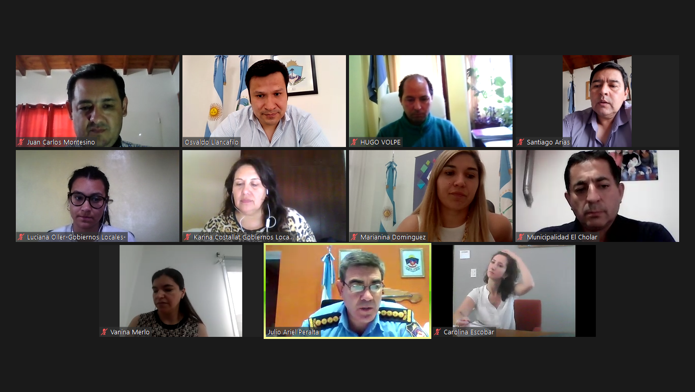Agenda Regional Post Pandemia Seguridad Ñorquin