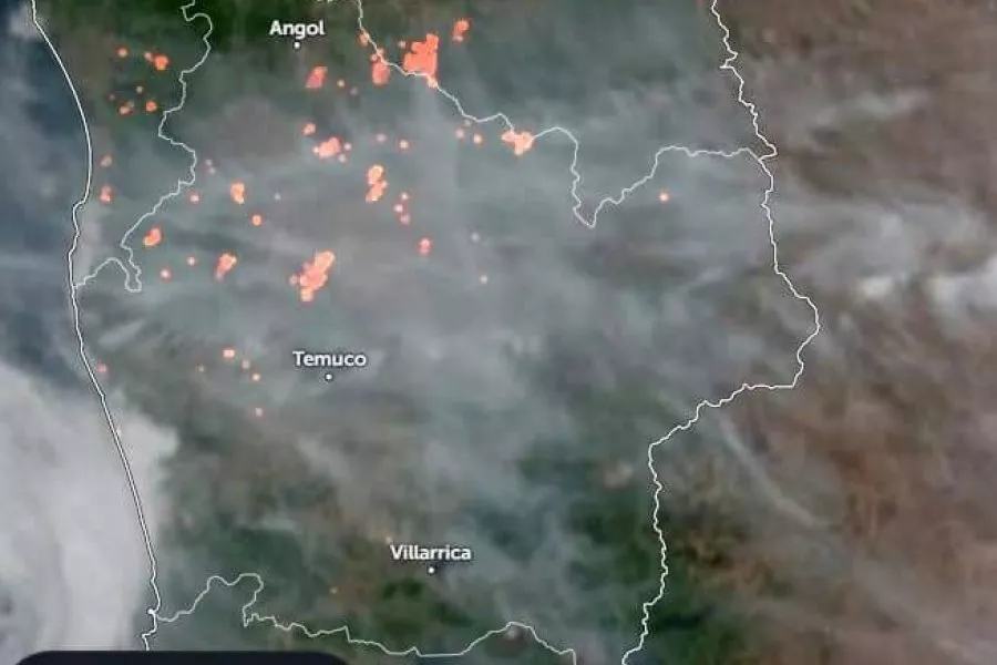 Incendios Chile