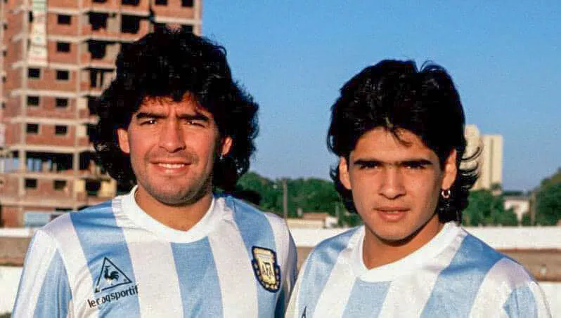 Diego y Hugo Maradona