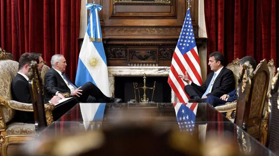 Sergio Massa y Marc Stanley - 20220407