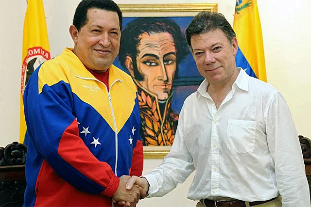 2010 — Colombia y Venezuela restablecen relaciones diplomáticas