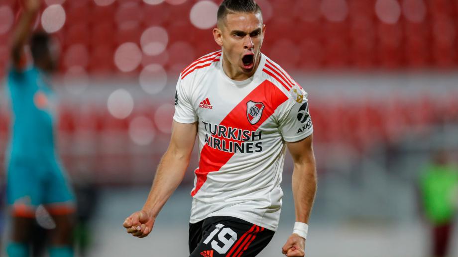River santos-borre-gol-festejo