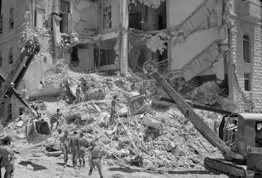 Hotel Rey David sede del mandato britanico